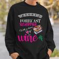 Weekend Forecast Reading With a Chance Of Wine Book Humor Sweatshirt Gifts for Him