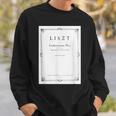 Franz Liszt Dream Of Love Vintage Book Cover Sweatshirt Gifts for Him