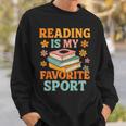 Fun Reading Is My Favorite Sport Book Lover Sweatshirt Gifts for Him