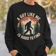 Bigfoot Hard To Find Retro Sasquatch Sweatshirt Gifts for Him