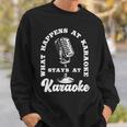 Music Lover カラオケシンガー スウェットシャツ 彼への贈り物