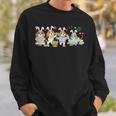 Group Bunny Beagles Easter Reading Book Hunting Eggs Owner Sweatshirt Gifts for Him Group Bunny Beagles Easter Reading Book Hunting Eggs Owner Sweatshirt Gifts for Him