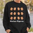 Haniwa Figures はにわ 古墳 ダンス 踊り 歴史 考古学 スウェットシャツ 彼への贈り物
