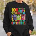 Happy 100 Day Of School Teacher Book 100 Days Of School Sweatshirt Gifts for Him Happy 100 Day Of School Teacher Book 100 Days Of School Sweatshirt Gifts for Him