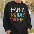 Happy Pride Month レインボー ゲイプライド アリー Lgbt メンズ レディース キッズ スウェットシャツ 彼への贈り物