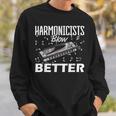 Harmonicists Blow Better ハーモニカ スウェットシャツ 彼への贈り物