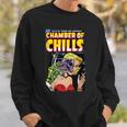 Horror Comic Book Cover Chamber Of Chills 19 Sweatshirt Gifts for Him