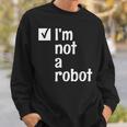 I'm Not A Robot Aiゲーマー スウェットシャツ 彼への贈り物
