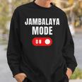 Jambalaya モード 面白い文字 食べ物愛好家に最適 スープ ユーモア スウェットシャツ 彼への贈り物