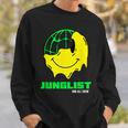 Junglist ドラムとベース Dnb スマイリー スウェットシャツ 彼への贈り物