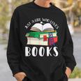 Just A Girl Who Loves Books Lover Bookworm Librarian Reading Sweatshirt Gifts for Him