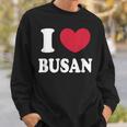 I Love Busan 釜山が大好きです スウェットシャツ 彼への贈り物
