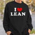 I Love Lean 私は愛する Lean スウェットシャツ 彼への贈り物