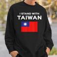 I Love Taiwan Flag Taiwanese Pride Itand With スウェットシャツ 彼への贈り物