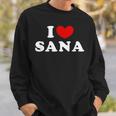 I Loveana 私は愛するana スウェットシャツ 彼への贈り物