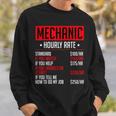 Mechanics Auto Mechanics メカニック 時給 カーメカニック スウェットシャツ 彼への贈り物