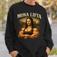 Mona Lifta マッスル モナリザ ジム ユーモア スウェットシャツ 彼への贈り物