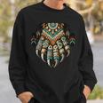 Native Heritage Month 誇り高きネイティブアメリカンのクマの爪 スウェットシャツ 彼への贈り物