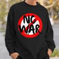 No War、アンチウォーデーストップサイン、スプレーペイント、No War。 スウェットシャツ 彼への贈り物