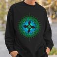 Om Psytrance Goa Psy Rave サイケデリックフェスティバルギフトアイデア スウェットシャツ 彼への贈り物