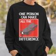 One Person Can Make A Difference Tiananmen タンクマン スウェットシャツ 彼への贈り物