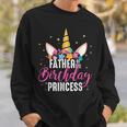 Papà Della Festeggiata Padre Regalo Di Compleanno Unicorno Felpa Regalos para él