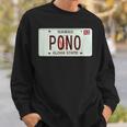 Pono ヴィンテージ ハワイ ナンバープレート スウェットシャツ 彼への贈り物