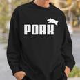 Pork – 面白いtシャツ Bbqスモーカーベーコン愛好家用 スウェットシャツ 彼への贈り物