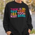 Reading Bookworm Reading Enthusiast Book Lover Sweatshirt Gifts for Him