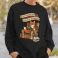 Reading Fox My Weekend Is Fully Booked Book Lover Sweatshirt Gifts for Him