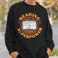 Reading Is My Superpower Book Nerd Bookworm Sweatshirt Gifts for Him Reading Is My Superpower Book Nerd Bookworm Sweatshirt Gifts for Him