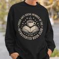Retro Proud Introverted Book Club Anti Social Reader Sweatshirt Gifts for Him Retro Proud Introverted Book Club Anti Social Reader Sweatshirt Gifts for Him