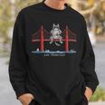 San Francisco Cat Golden Gate Bridge Iced Coffee Book Lover Sweatshirt Gifts for Him San Francisco Cat Golden Gate Bridge Iced Coffee Book Lover Sweatshirt Gifts for Him