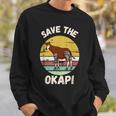 Save The Okapi コンゴキリン オカピ スウェットシャツ 彼への贈り物