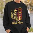 Star Wars The Book Of Boba Fett Outlaw Color Pop Sweatshirt Gifts for Him