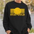 Stay Gold Ponyboy Outsiders 本 映画 小説 レトロ スウェットシャツ 彼への贈り物