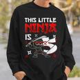 This Little Ninja Is 5歳 5歳の誕生日 忍者 男の子 キッズ スウェットシャツ 彼への贈り物