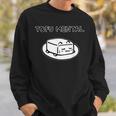 Tofu Mental Cat とうふメンタルねこ おもしろ ゆるかわ かわいい ギフト 猫好き スウェットシャツ 彼への贈り物