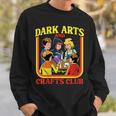 Women's Dark Arts And Crafts Club Retro Witchy Book Cover Sweatshirt Gifts for Him