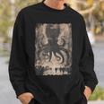 Y2k Hip Hop Fashionヒップホップ メンズ レディース ストリートウェア レトロホラー モンスター タコ スウェットシャツ 彼への贈り物