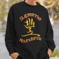 「Supreme Abundance」グラフィックデザイン スウェットシャツ 彼への贈り物