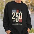 アメリカ250周年記念 愛国心が強い7月4日 250年 長袖tシャツ スウェットシャツ 彼への贈り物
