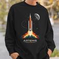 アルテミスii宇宙ロケット打ち上げミッショントゥザムーンアルテミス2 スウェットシャツ 彼への贈り物