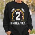 キッズ 2歳 誕生日 男の子 レーシング スピードメーター スウェットシャツ 彼への贈り物