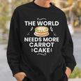 キャロットケーキ レシピ カップケーキ パイ グルテンフリー ビーガン スウェットシャツ 彼への贈り物