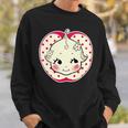キューピー 赤ちゃん りんご 水玉 長袖tシャツ スウェットシャツ 彼への贈り物