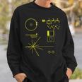 クラシック Nasa ボイジャー ゴールデンレコード 長袖tシャツ スウェットシャツ 彼への贈り物