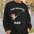 クレイトラップ 射撃 お父さん アウトドア スポーツ メンズ 長袖tシャツ スウェットシャツ 彼への贈り物