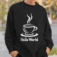 コンピューターtシャツ Java Hello World Development Coding スウェットシャツ 彼への贈り物
