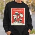 サイロシビンtシャツ レトロサイケデリックマジックマッシュルーム スウェットシャツ 彼への贈り物